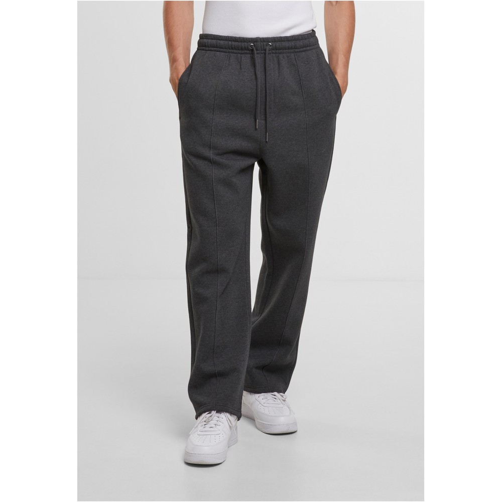Urban Classics - Fluffy Pintuck Heren joggingbroek - Grijs